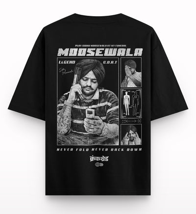 GOAT-SIDHU-MOODEWALA-OVERSIZED-T-SHIRT - Crunk Thread