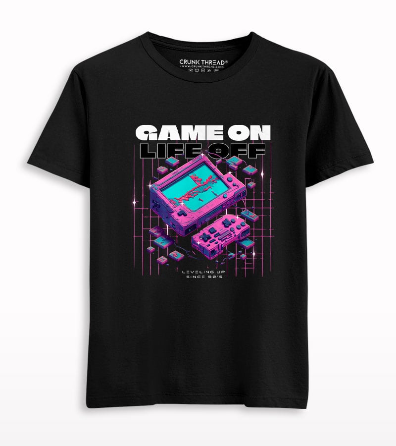 Game On Life Off T-shirt - Crunk Thread
