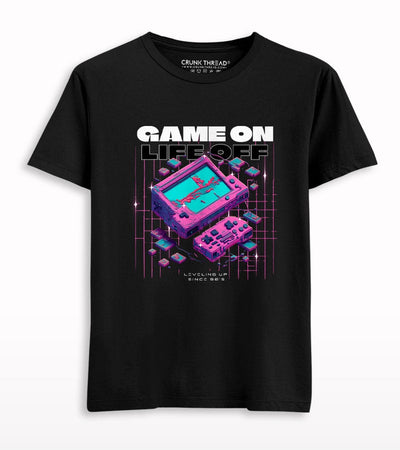 Game On Life Off T-shirt - Crunk Thread