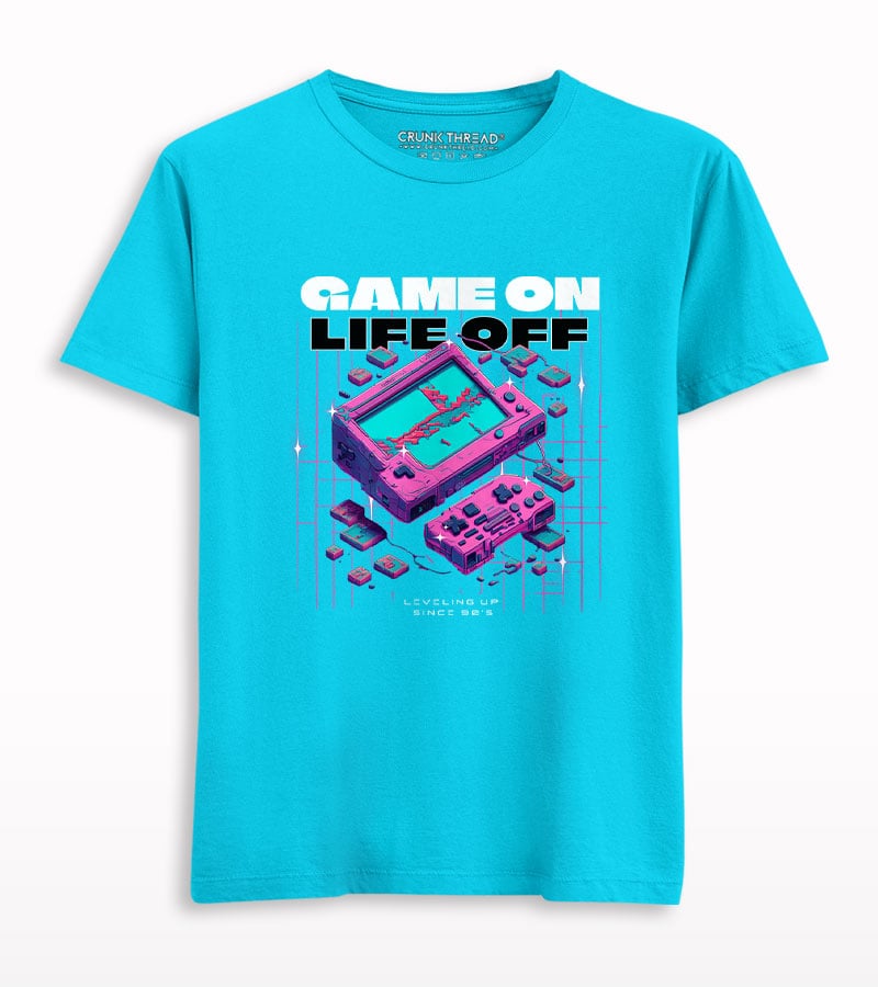 Game On Life Off T-shirt - Crunk Thread