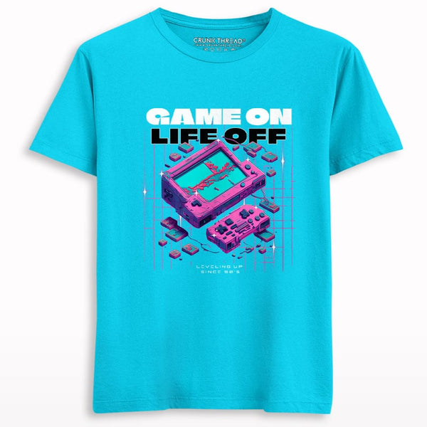 Game On Life Off T-shirt - Crunk Thread