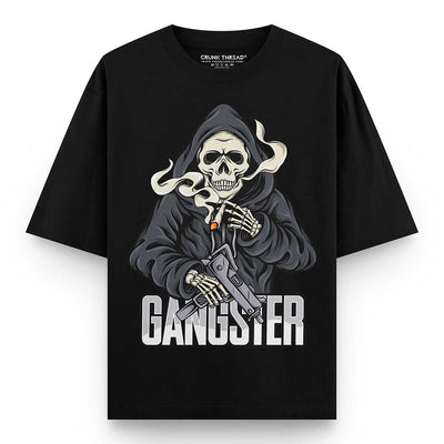 Gangster Graphic Oversized T-shirt