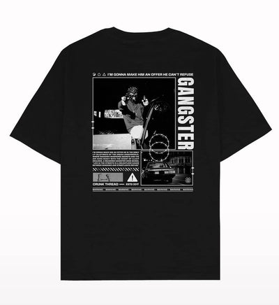 Gangster Vibe Oversized T-shirt - Crunk Thread
