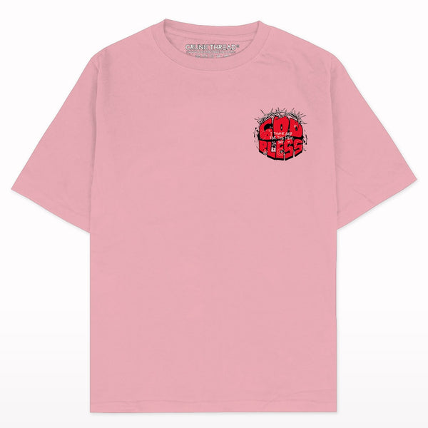 God Bless Oversized T-shirt - Crunk Thread