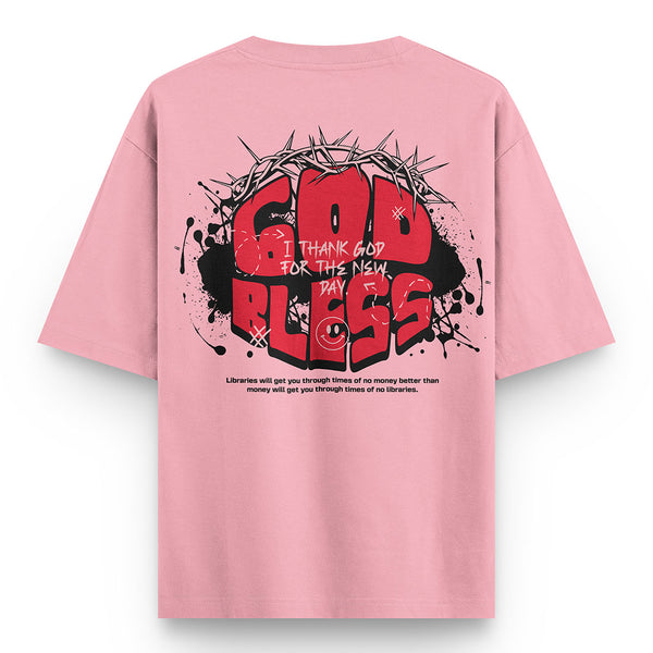 God-bless-oversized-t-shirt-back - Crunk Thread