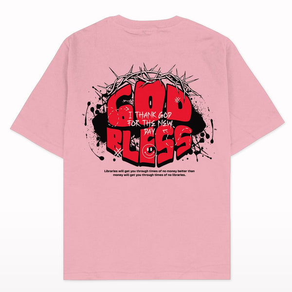 God Bless Oversized T-shirt - Crunk Thread