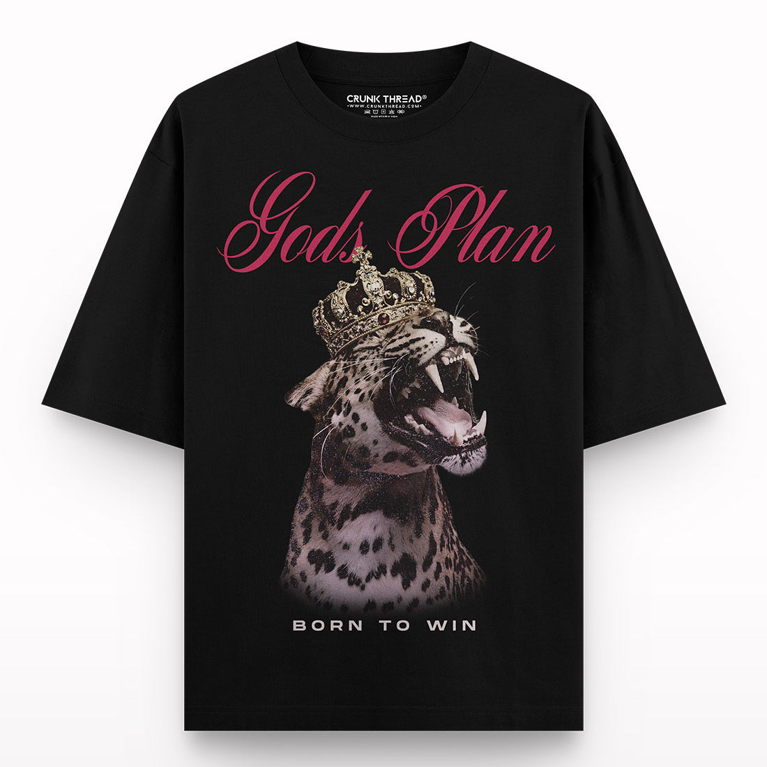 Gods-plan-oversized-t-shirt-flat - Crunk Thread