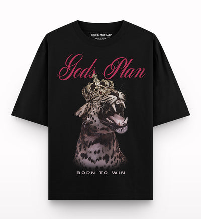 Gods-plan-oversized-t-shirt-flat - Crunk Thread