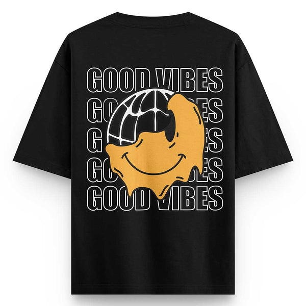 Good-vibes-oversized-t-shirt - Crunk Thread