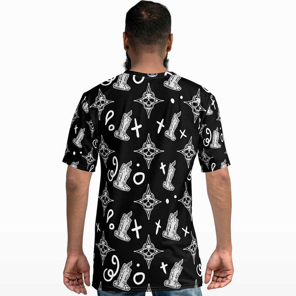 Gothic All Over Print T-shirt - Crunk Thread
