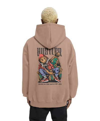 Hustler Relaxed Fit Drop Shoulder Hoodie - Crunk Thread