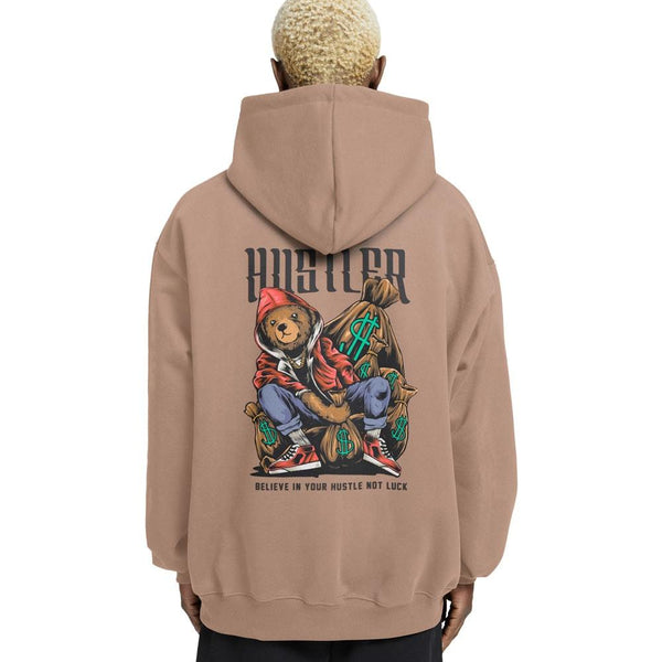 Hustler Relaxed Fit Drop Shoulder Hoodie - Crunk Thread