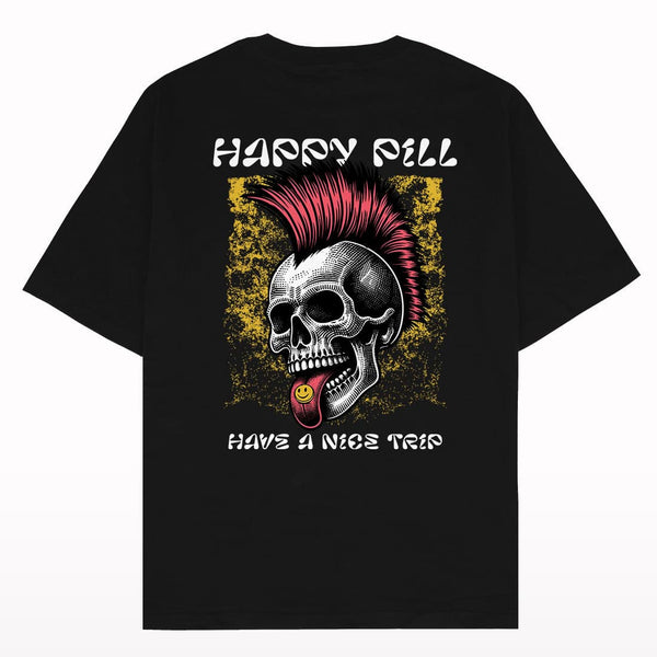 Happy Pill Punk Oversized T-shirt - Crunk Thread