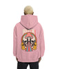 High Relaxed Fit Baby Pink Drop Shoulder Hoodie