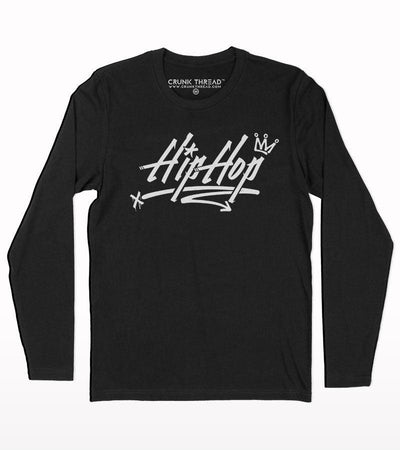 Hip hop graffiti full sleeve T-shirt - Crunk Thread