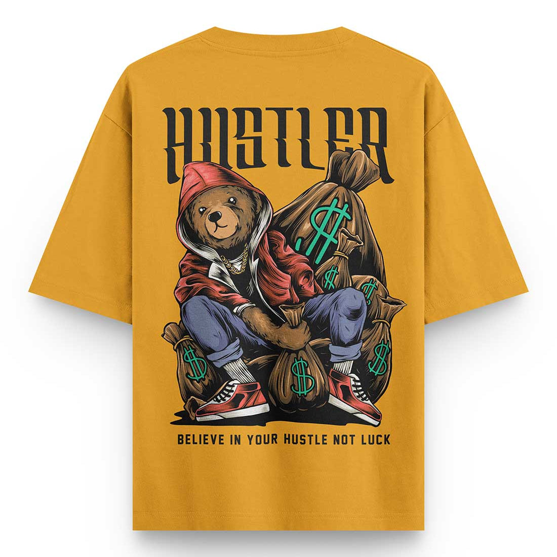 Hustler Mustard Oversized T-shirt