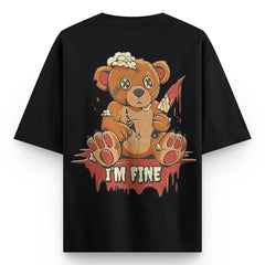 I am fine Bear Oversized T-shirt