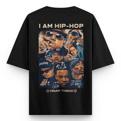 I am Hip-Hop Rappers Oversized T-shirt