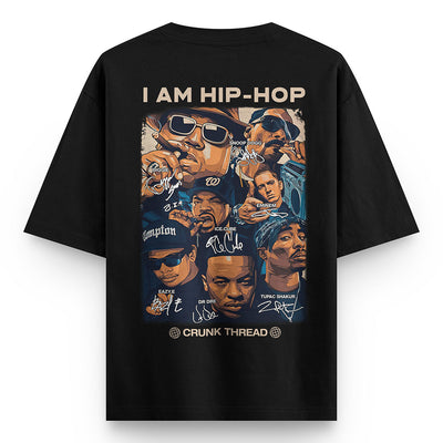 I am Hip-Hop Rappers Oversized T-shirt