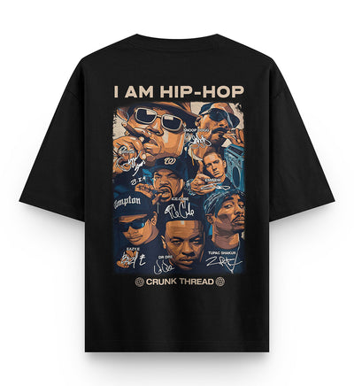 I am Hip-Hop Rappers Oversized T-shirt