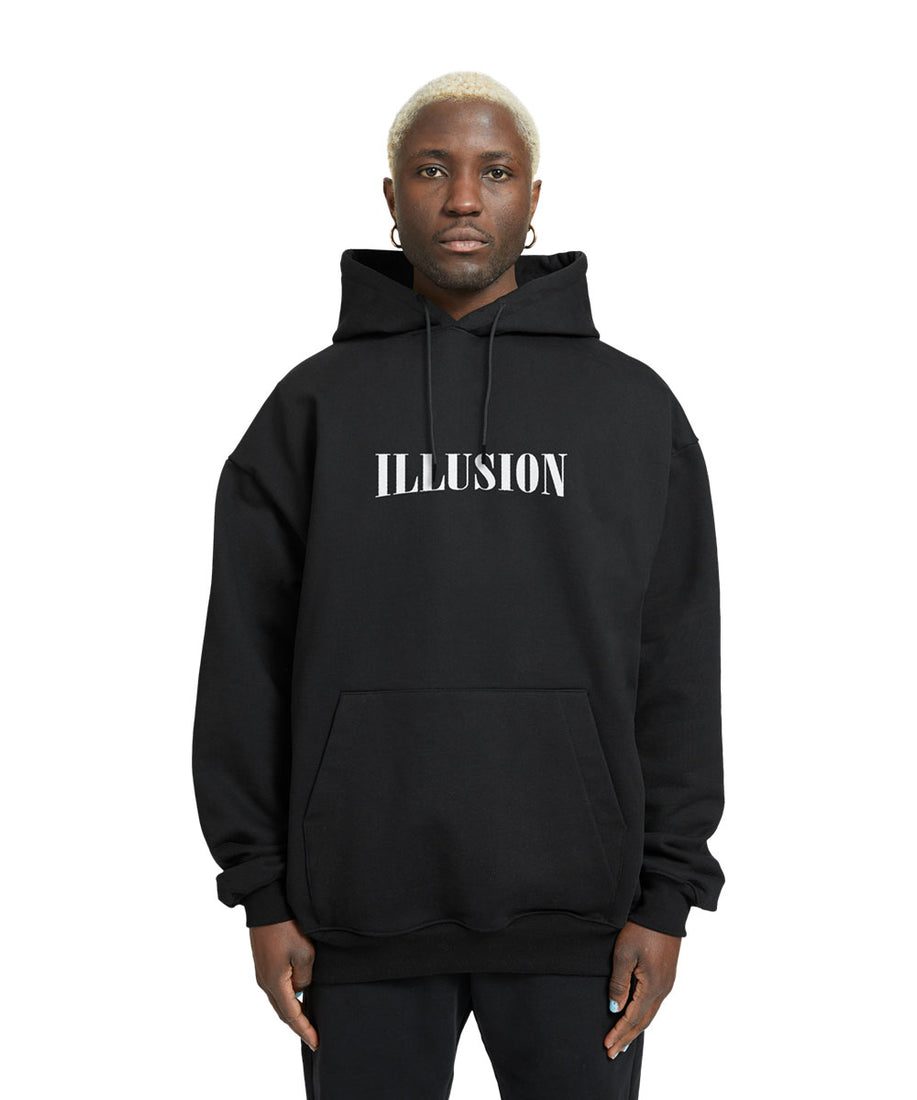 Illusion Relaxed Drop Shoulder Hoodie - Crunk Thread
