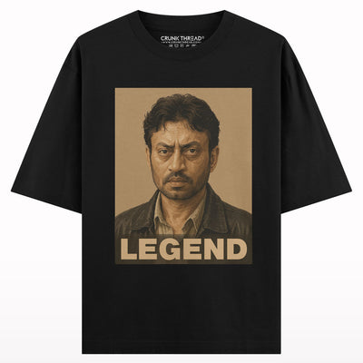 IRRFAN KHAN THE LEGEND OVERSIZED T-SHIRT.