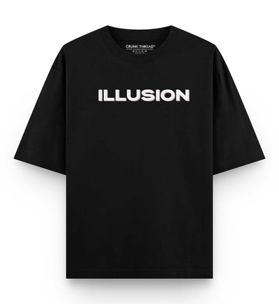 Idiot box Illusion Oversized T-shirt