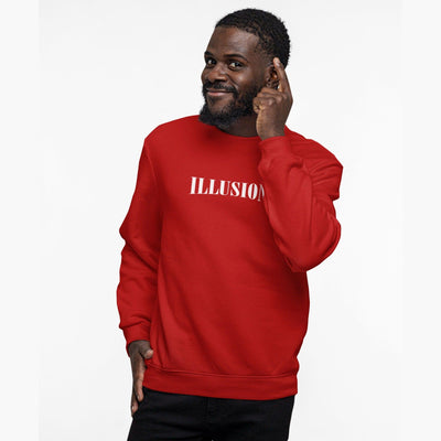 Illusion Graphic Printed Sweatshirt - Crunk Thread