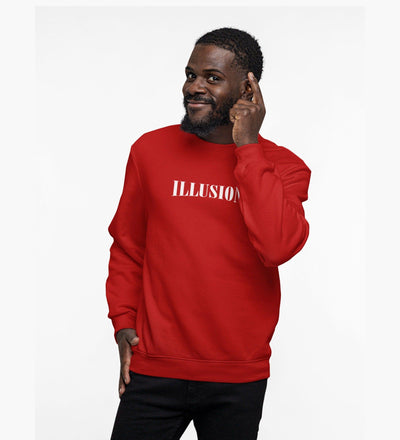 Illusion Graphic Printed Sweatshirt - Crunk Thread