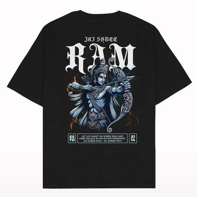Jai Shree Ram Oversized T-shirt - Crunk Thread