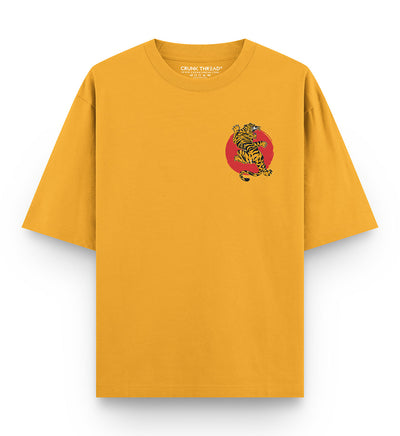 Japanese Tiger Oversized Back Print T-shirt