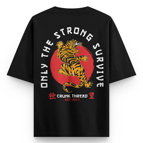 Japanese-Tiger-Oversized-T-shirt - Crunk Thread