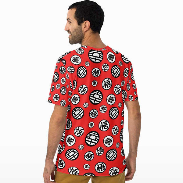 Japanese Pattern All Over Print T-shirt - Crunk Thread