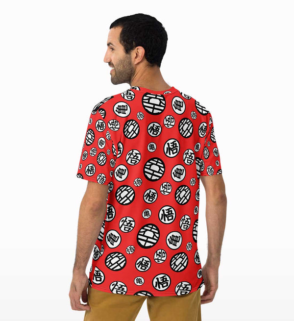 Japanese Pattern All Over Print T-shirt