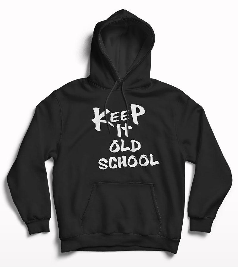 Keep It Old School Men's Printed Hoodie - Crunk Thread