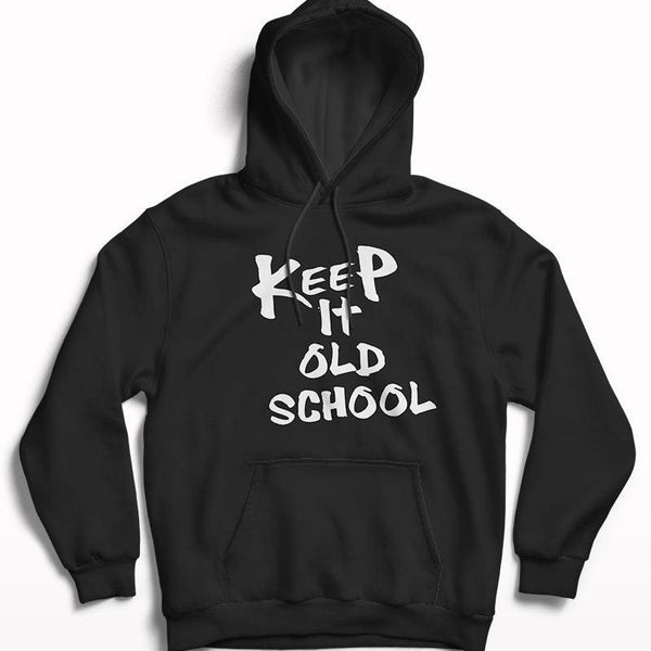 Keep It Old School Men's Printed Hoodie - Crunk Thread