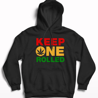 keep one rolled Men's Printed Hoodie - Crunk Thread
