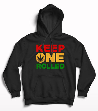 keep one rolled Men's Printed Hoodie - Crunk Thread