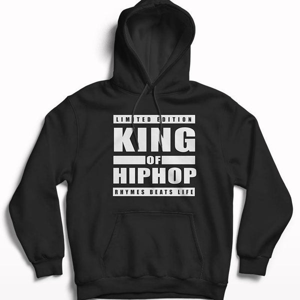 King OF Hip Hop Men's Printed Hoodie - Crunk Thread
