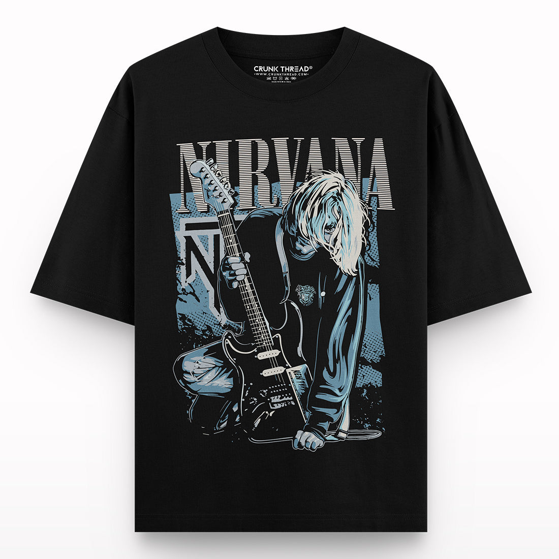 Kurtcobainoversizedt-shirt - Crunk Thread