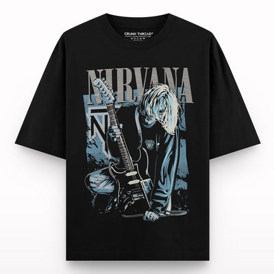 Kurtcobainoversizedt-shirt - Crunk Thread