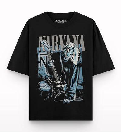 Kurtcobainoversizedt-shirt - Crunk Thread