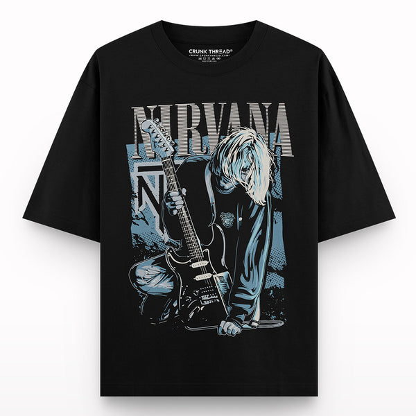 Kurtcobainoversizedt-shirt - Crunk Thread