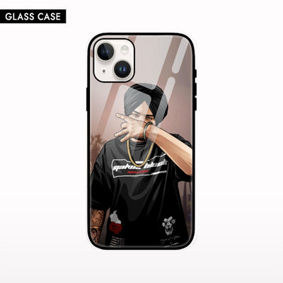Sidhu Moosewala iPhone Glass Case - Crunk Thread