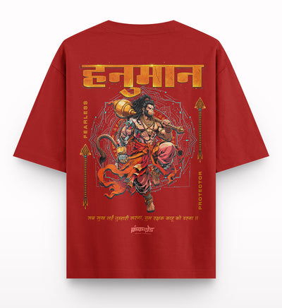 Lord Hanuman Oversized T-Shirt
