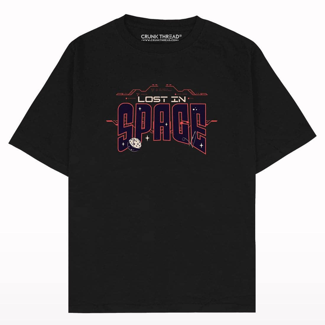 Lost In Space Oversized T-shirt - Crunk Thread