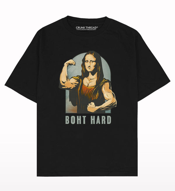 Mona Lisa Boht Hard Oversized T-shirt