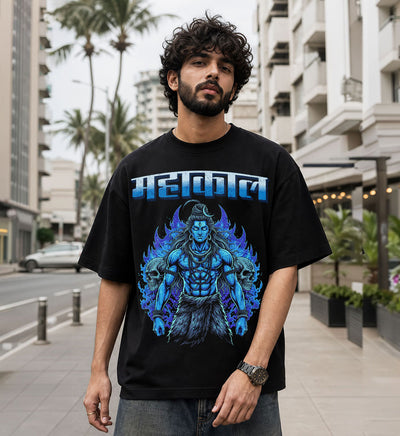 Mahakaal Graphic Oversized T-shirt