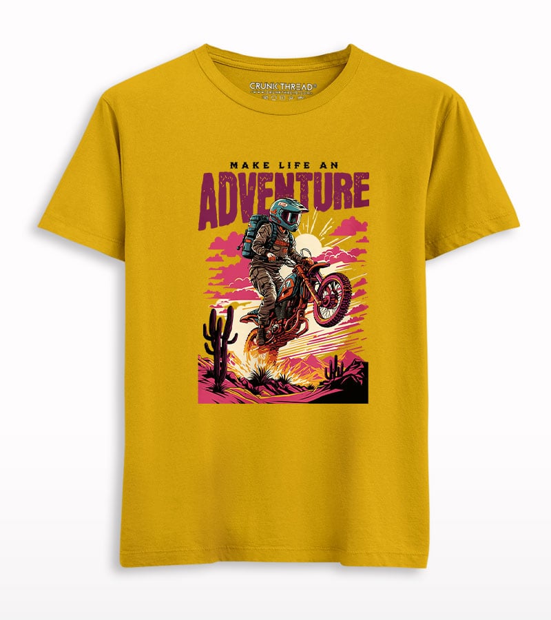 Make life an adventure T-shirt - Crunk Thread