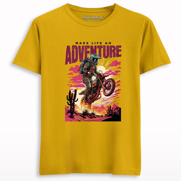 Make life an adventure T-shirt - Crunk Thread
